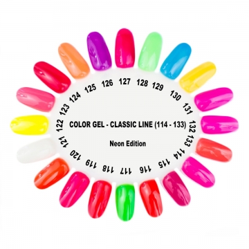 Barevné UV gely Classic line Neon Edition 5ml-114